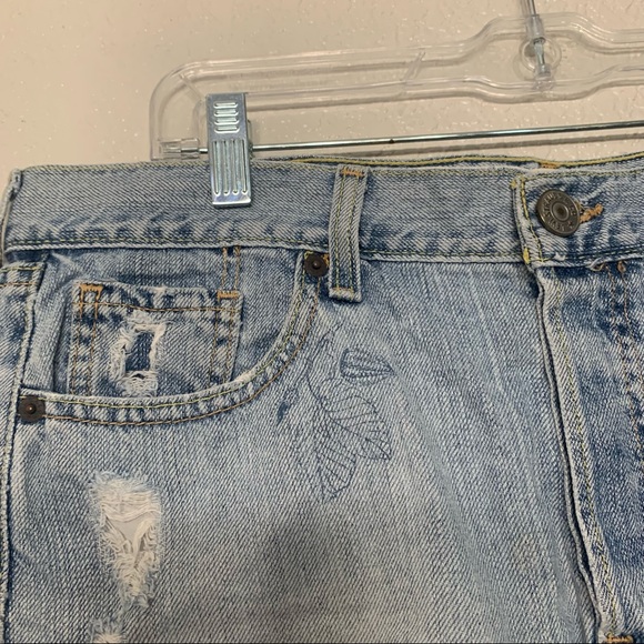 Levi distressed jean skirt size 11 - Picture 10 of 10